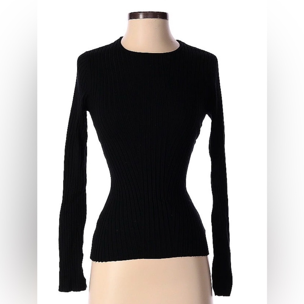 Future Collective - Black Ribbed Women's Top